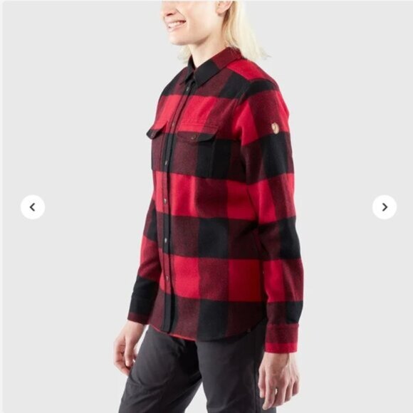 Fjallraven Tops - Fjallraven Canada Shirt, Long sleeve, Wool Blend
